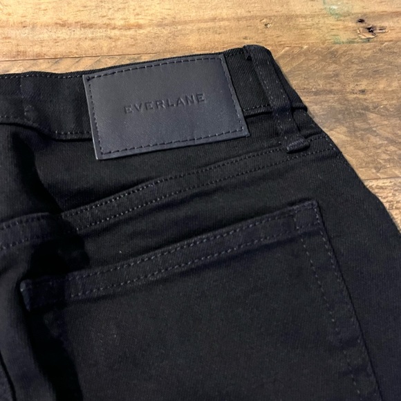 NWT Everlane The Curvy Authentic Stretch High-Rise Skinny Jean Black 25 Ankle - Picture 6 of 13